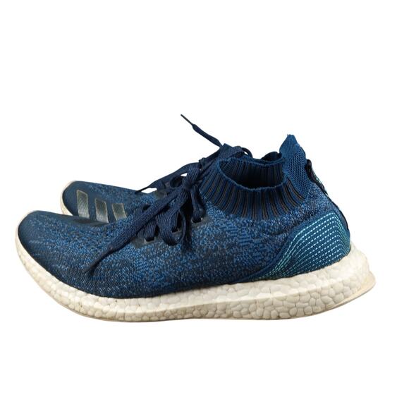 Adidas Shoes Men 9 Ultra Boost Uncaged Parley Sneaker Athletic Trainer Primeknit - Picture 4 of 11